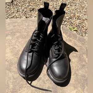 Dr. Martens Leather Lace-Up Women Boots